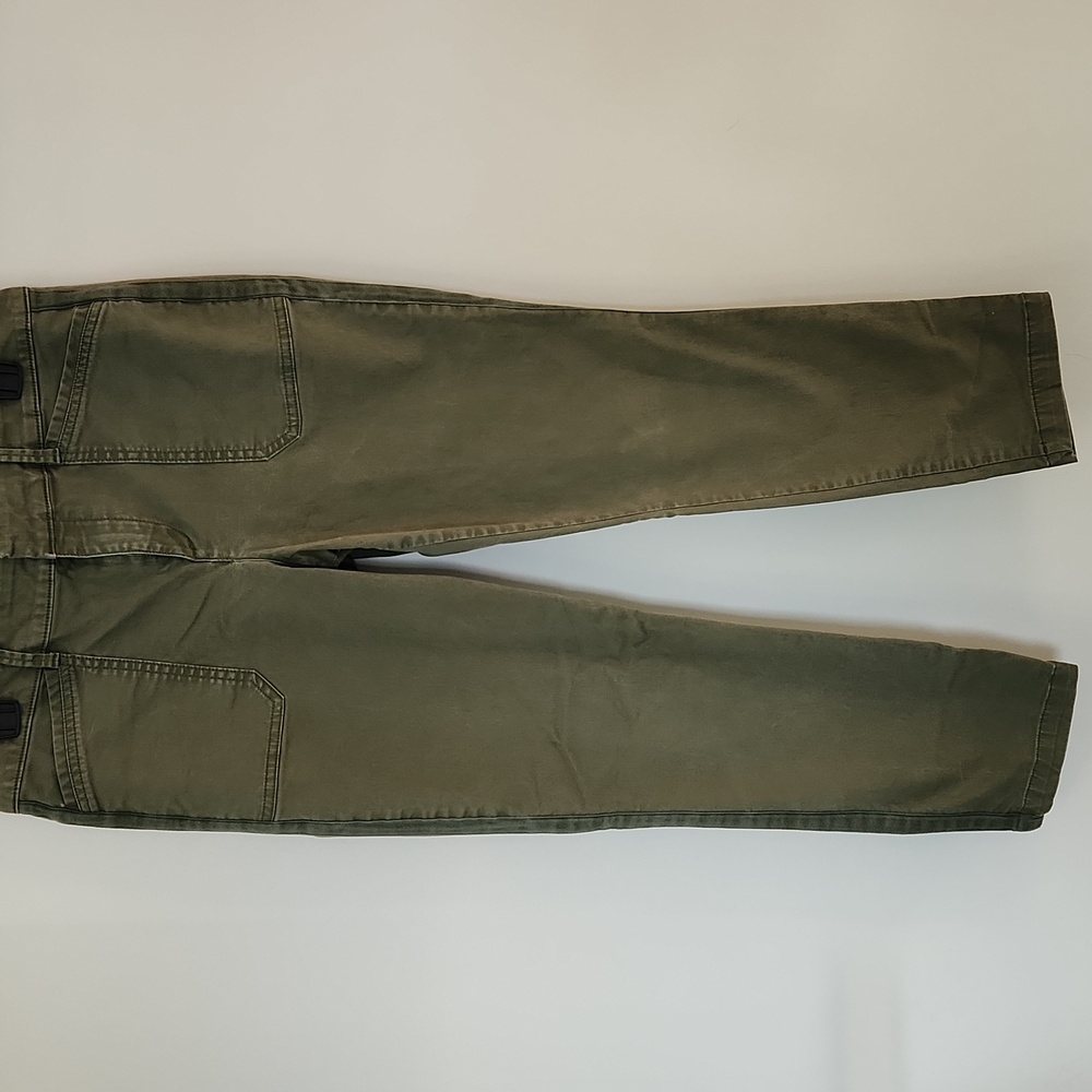 Old Navy Moss Landing Green Pixie Chino Pants Size 10 – High-Rise Skinny Ankle - Picture 3 of 13